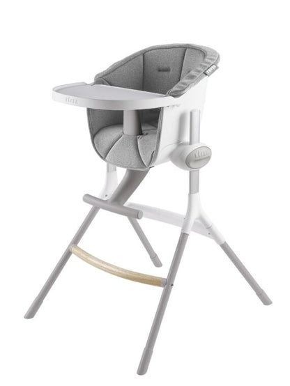 Beaba Highchair Up&amp;Down - Textile Seat Grey Color. Now available online in UAE