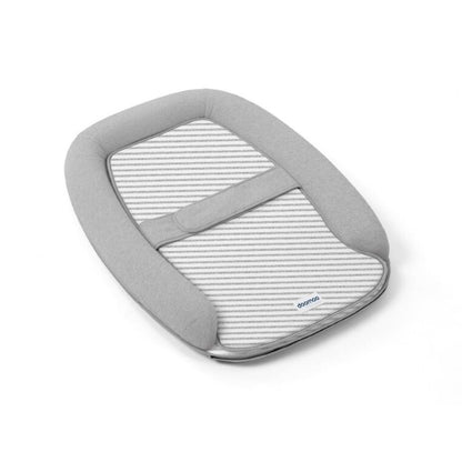 Doomoo Cosy Care baby changing mat with soft, stand-up edges.