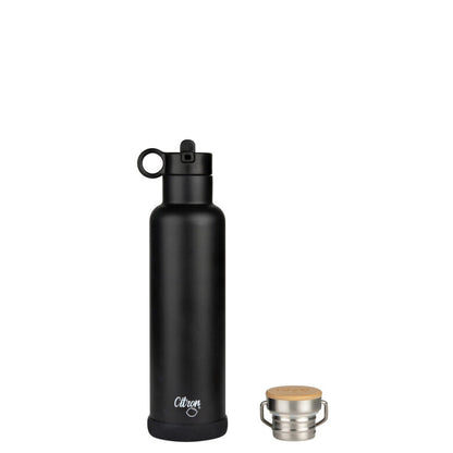 Citron 2022 SS Water Bottle 750ml Balck Color. Shop now online in UAE