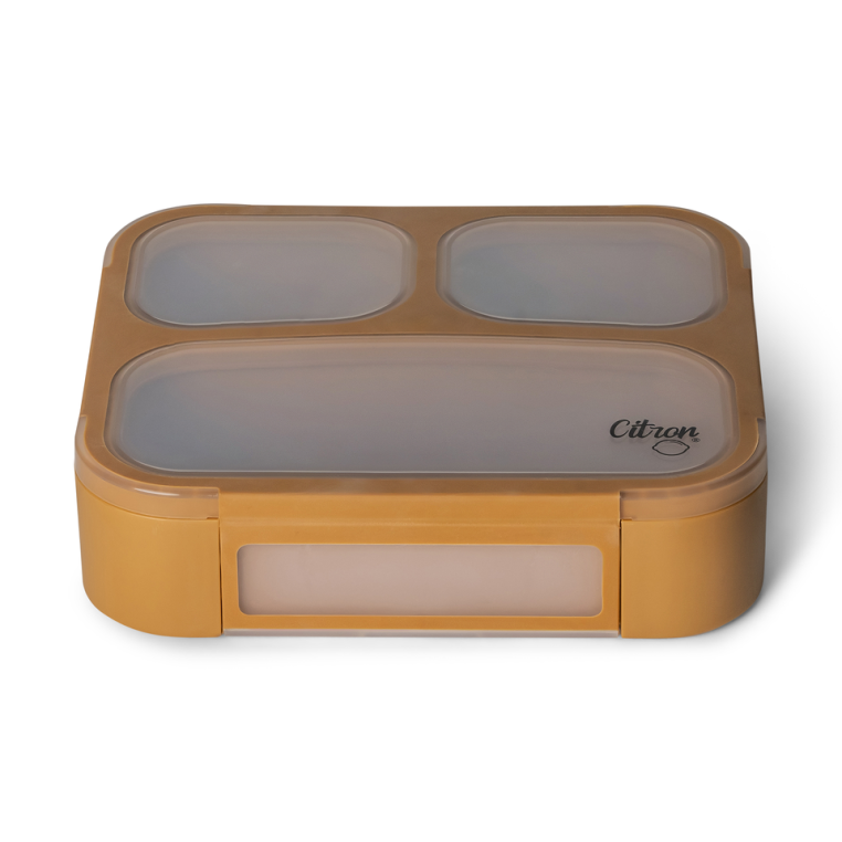 Citron 2023 Lunchbox with Fork and Spoon Closes securely with 4 locks. Now available online in UAE