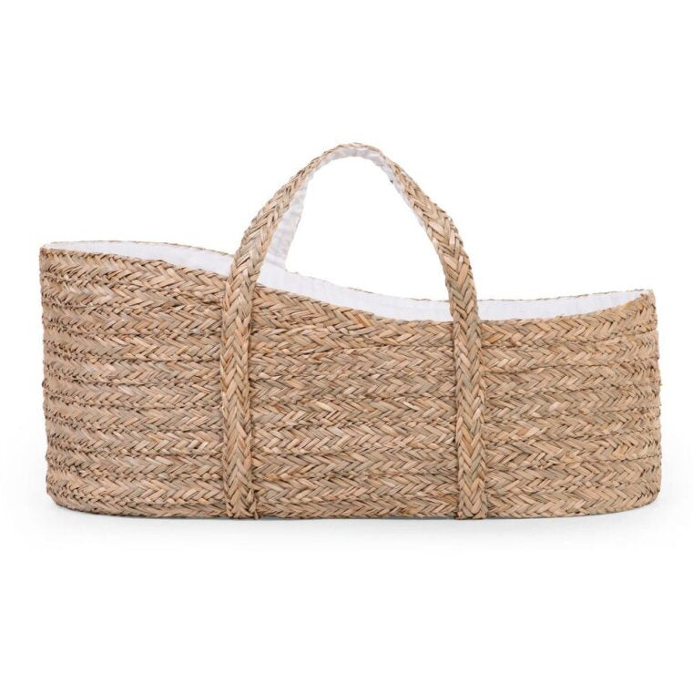 Seagrass Natural Childhome Moses Basket + Mattress. Now available online in UAE