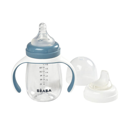 Beaba 2-in-1 Learning Cup, Ring + cap set: Polypropylene