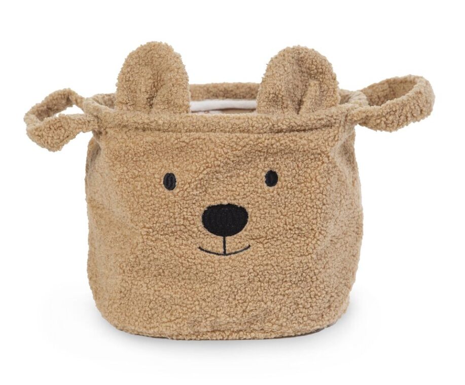 Teddy Brown Color Childhome Storage Basket 25x20x20cm,