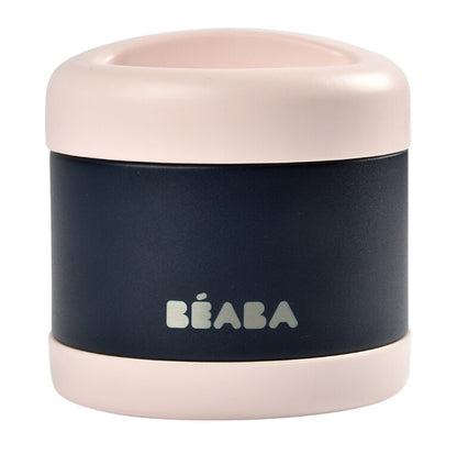 Beaba Thermo-Portion 500ml, Light Pink/Night Blue Color