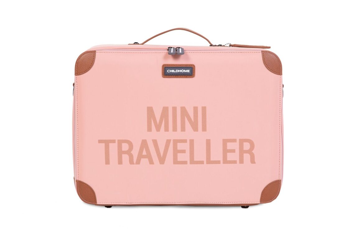 Childhome Mini Traveller Kids Suitcase - Pink Copper