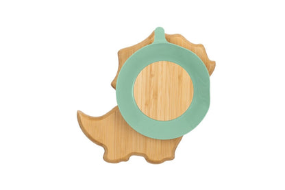 Shop Citron Organic Bamboo Plate Suction + Spoon now online in UAE