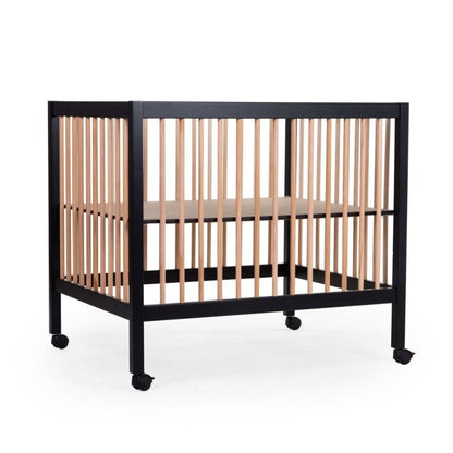 Black/Natural Color Childhome Playpen 97 Wood. Now available online in UAE