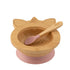 Citron Organic Bamboo Bowl 250ml Suction + Spoon Unicorn Blush Pink Color