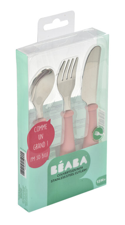 Beaba Stainless Steel Training Cutlery, Shop now in UAE