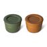 Citron 2023 Mini Sauce Containers Caramel/Green Color