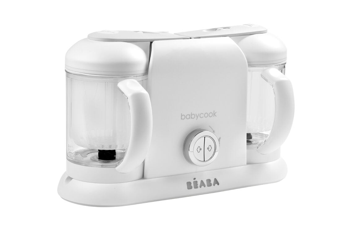 Beaba Babycook Duo, 4-in1- food maker. Steam cooks, blends, defrost, reheats. XL capacity