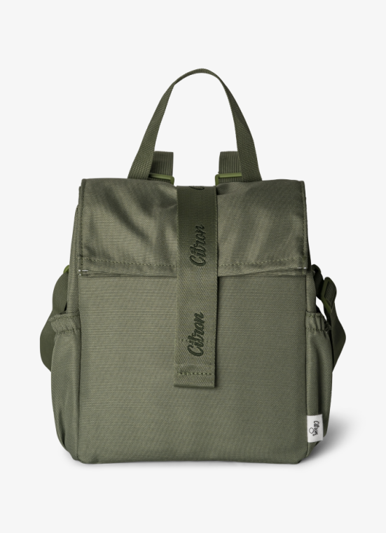 Citron 2022 Insulated Rollup Lunchbag Olive Green Color