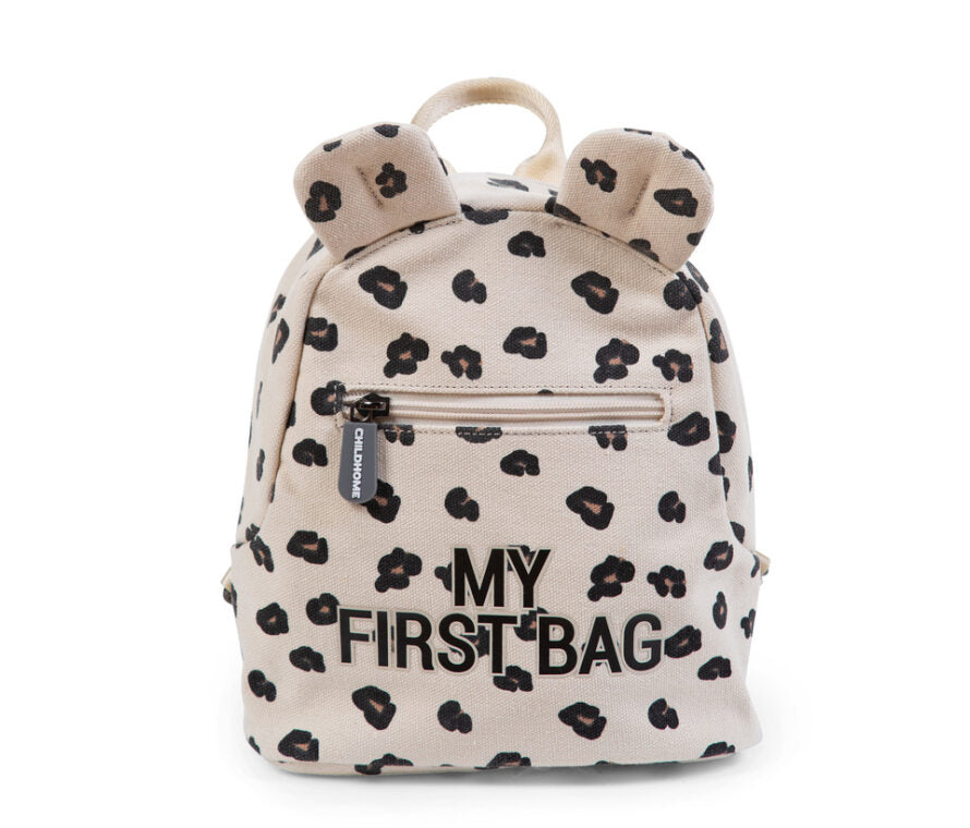 Childhome Kids My First Bag - Canvas Leopard