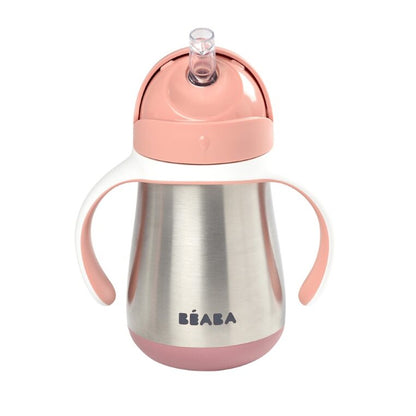 Beaba Stainless Steel Straw Cup,  Stainless steel 316. Shop now in UAE