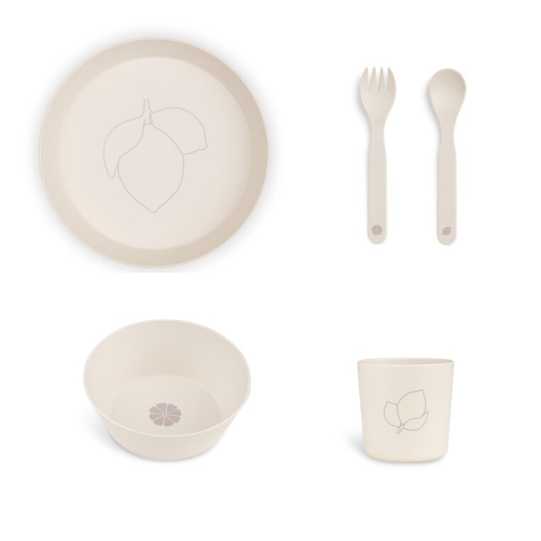 Citron 2022 PLA Tableware Set Lemon Color