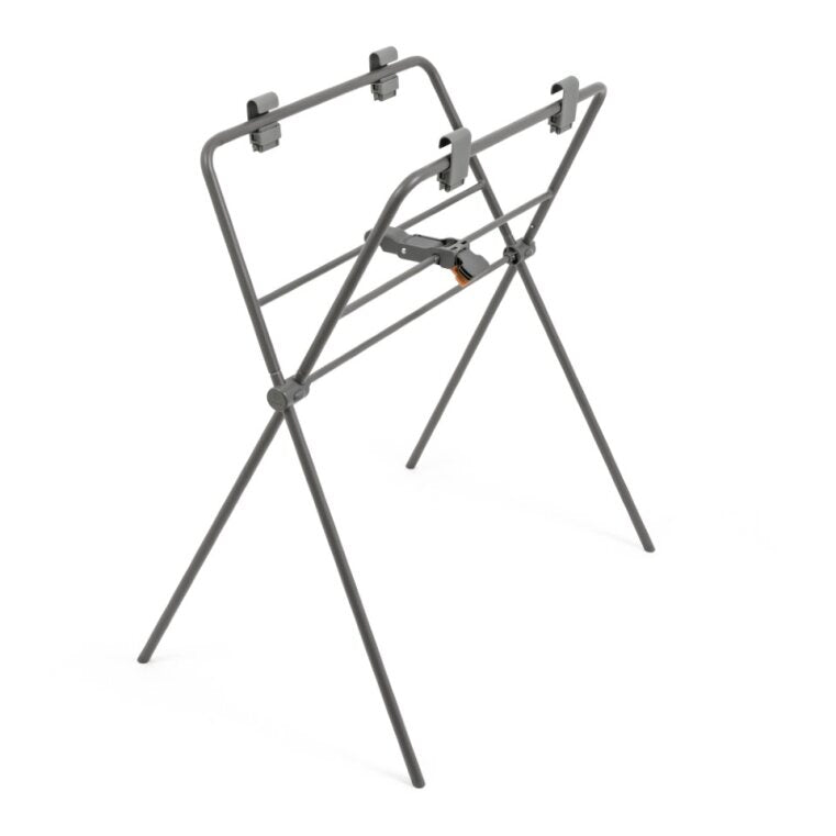 Stokke Flexi Bath Stand folded for storage