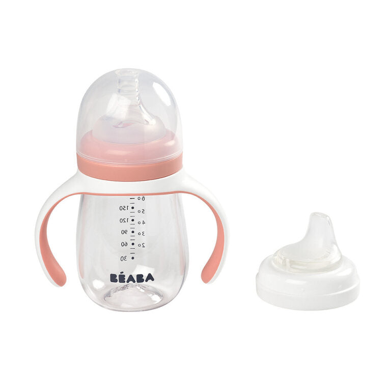 Beaba 2-in-1 Learning Cup Old Pink