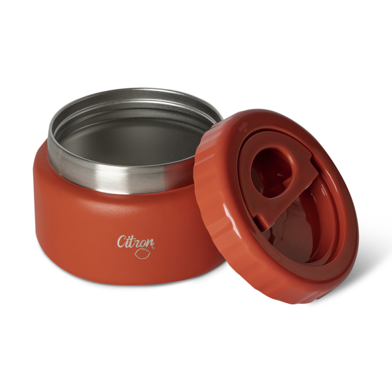 Citron 2023 Stainless Steel Food Jar 250ml making it easy for small hands. Shop now in UAE