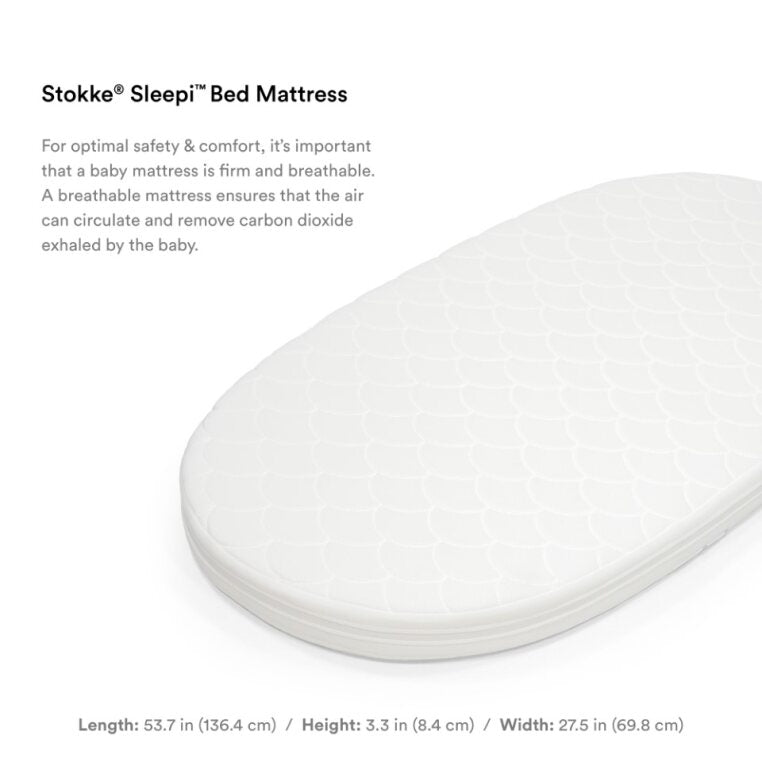 Stokke Sleepi Bed Mattress with grooves for better air circulation