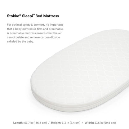 Stokke Sleepi Bed Mattress with grooves for better air circulation