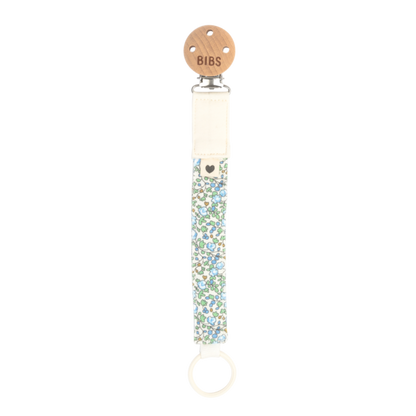 BIBS x Liberty Pacifier Clip Eloise Ivory Color