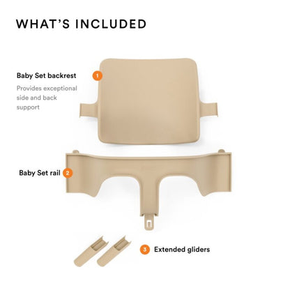 Stokke Tripp Trapp Baby Set in White Color