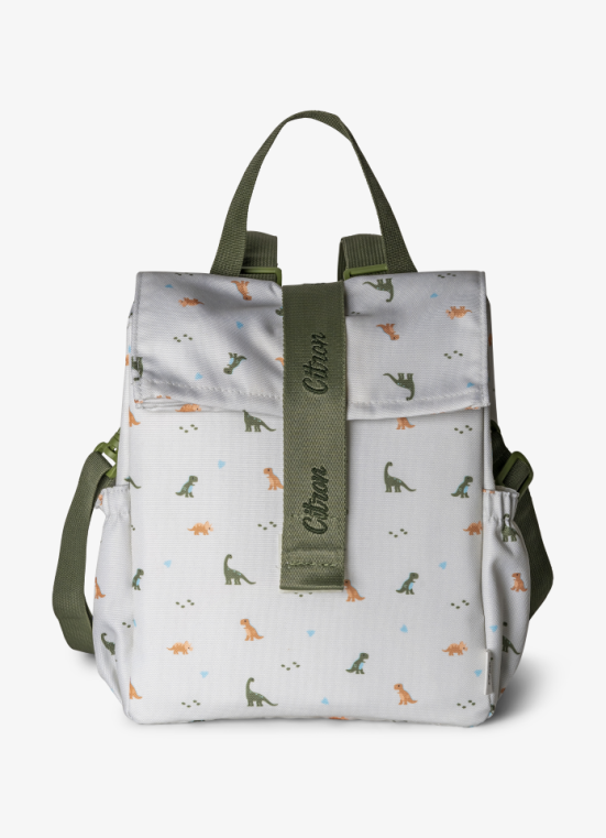 Citron 2022 Insulated Rollup Lunchbag, Dino Color