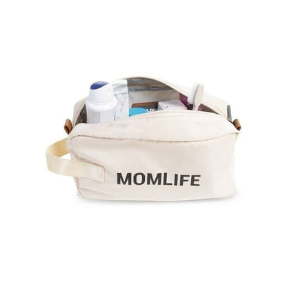 Childhome Momlife Toiletry Bag - Off White/Black Interior