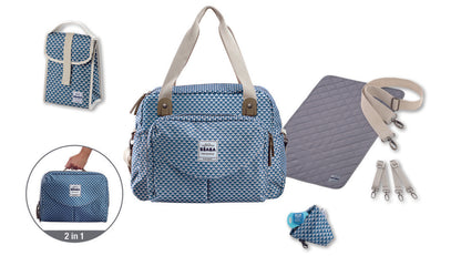 Beaba Geneva II Changing Bag, Comfortable and spacious padded changing mat. Now available online in UAE