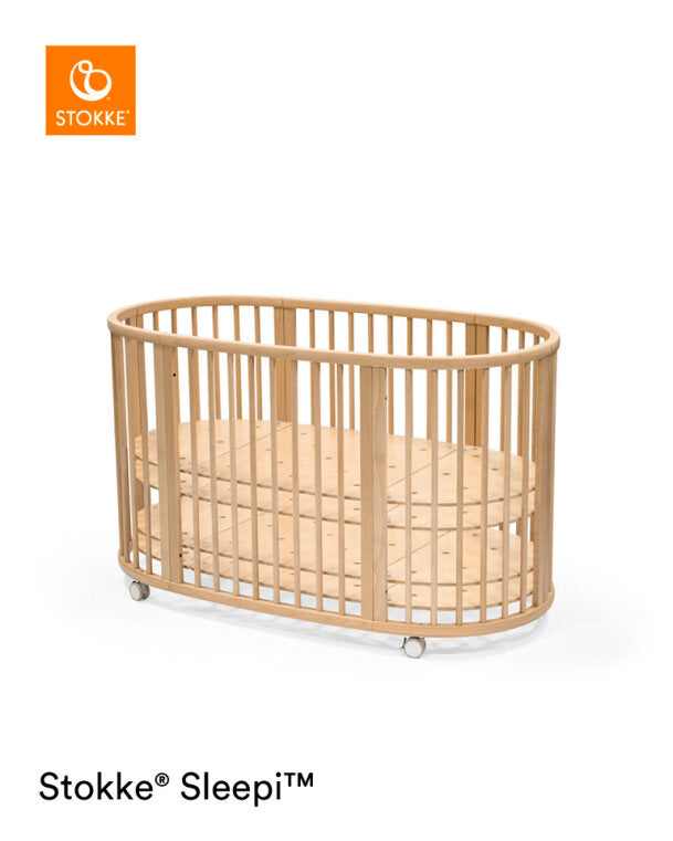 Stokke Sleepi Bed with breathable mesh liner for comfort and safety.