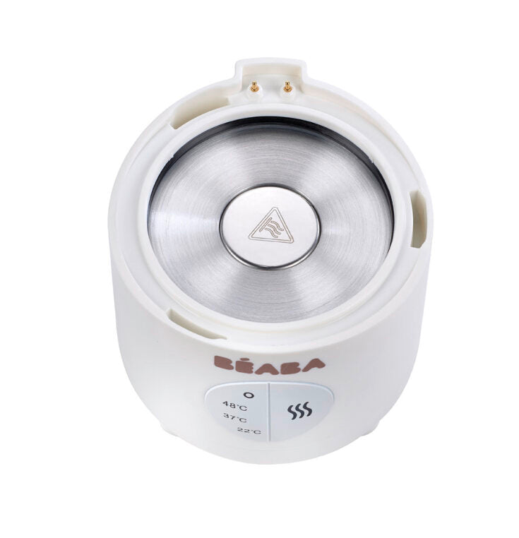 Beaba Milk Prep, 3 choices of temperature (22°C, 37°C, 48°C). Now available online in UAE