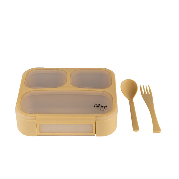 Shop Citron 2022 Lunchbox with Fork and Spoon online now in UAE