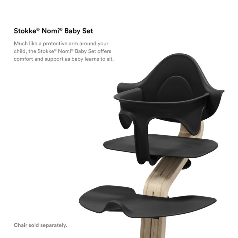 Stokke Nomi Baby Set promoting unrestricted movement for baby development