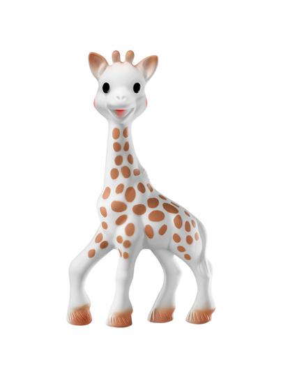 Sophie la Girafe teether made from 100% natural rubber