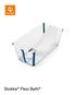 Stokke Flexi Bath with Newborn Support Bundle (Transparent Blue)