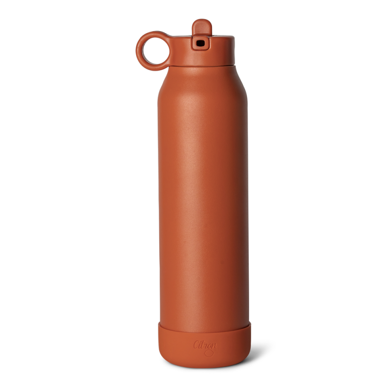 Citron 2023 Stainless Steel Water Bottle 500ml Brick Color