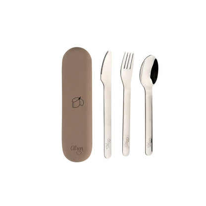 Citron 2022 Cutlery Set Brown Color