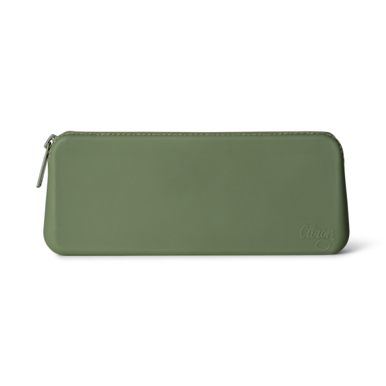 Citron 2023 Silicone Cutlery Pouch Green Color