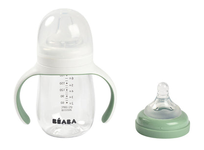 Beaba 2-in-1 Learning Cup, The Béaba® 210 ml Learning Bottle enables young children