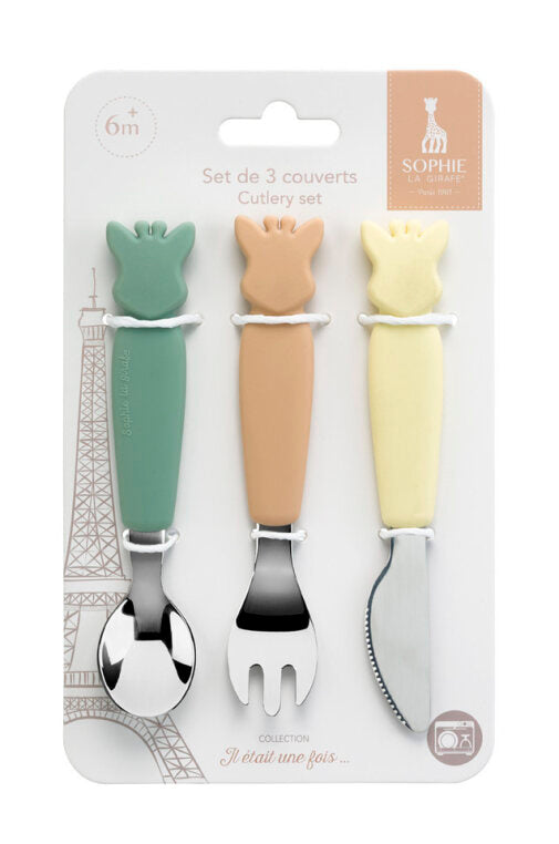 Safe and Durable Toddler Utensils - Sophie la girafe Collection