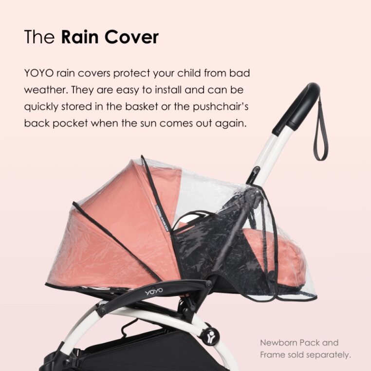 Babyzen YOYO Rain Cover 0+, New born pack and frame sold seperately