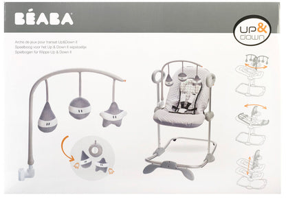 Beaba Bouncer Up&amp;Down III - Play Arch, Ergonomic play arch which stimulates baby and helps to develop motricity