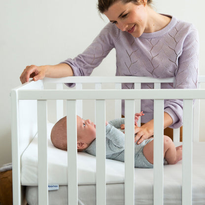 Soft and breathable Doomoo Basics Rest Easy Large positioning wedge for newborns.