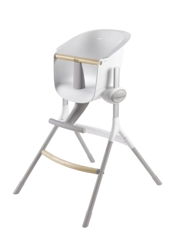 Beaba Highchair Up&amp;Down Grey/White Color. Now available online in UAE