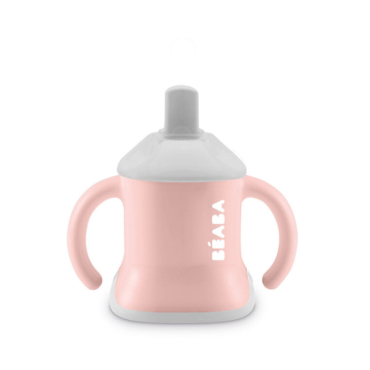 Beaba 3-in-1 Evolutive Training Cup, Removable ergonomic handles: large handles, easy for a child to grip.