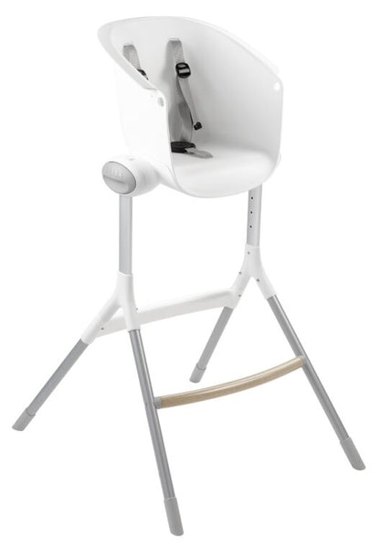 Beaba Highchair Up&amp;Down, Design: mix of aesthetic and robust materials (aluminium, wood and plastic). Now available online in UAE