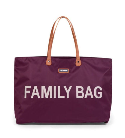 Childhome Family Bag (Aubergine) - Large travel bag in a rich aubergine color