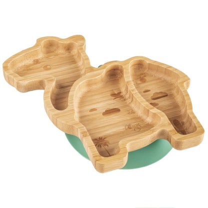 Citron Organic Bamboo Plate Suction + Spoon. Shop now in UAE