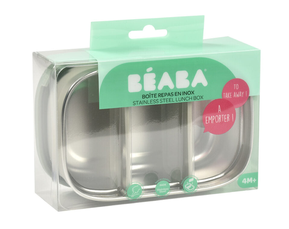 Beaba Stainless Steel Lunch Box, lightweight. Shop now in UAE