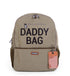 Childhome Daddy Backpack - Model wearing the backpack, showcasing its overall design.